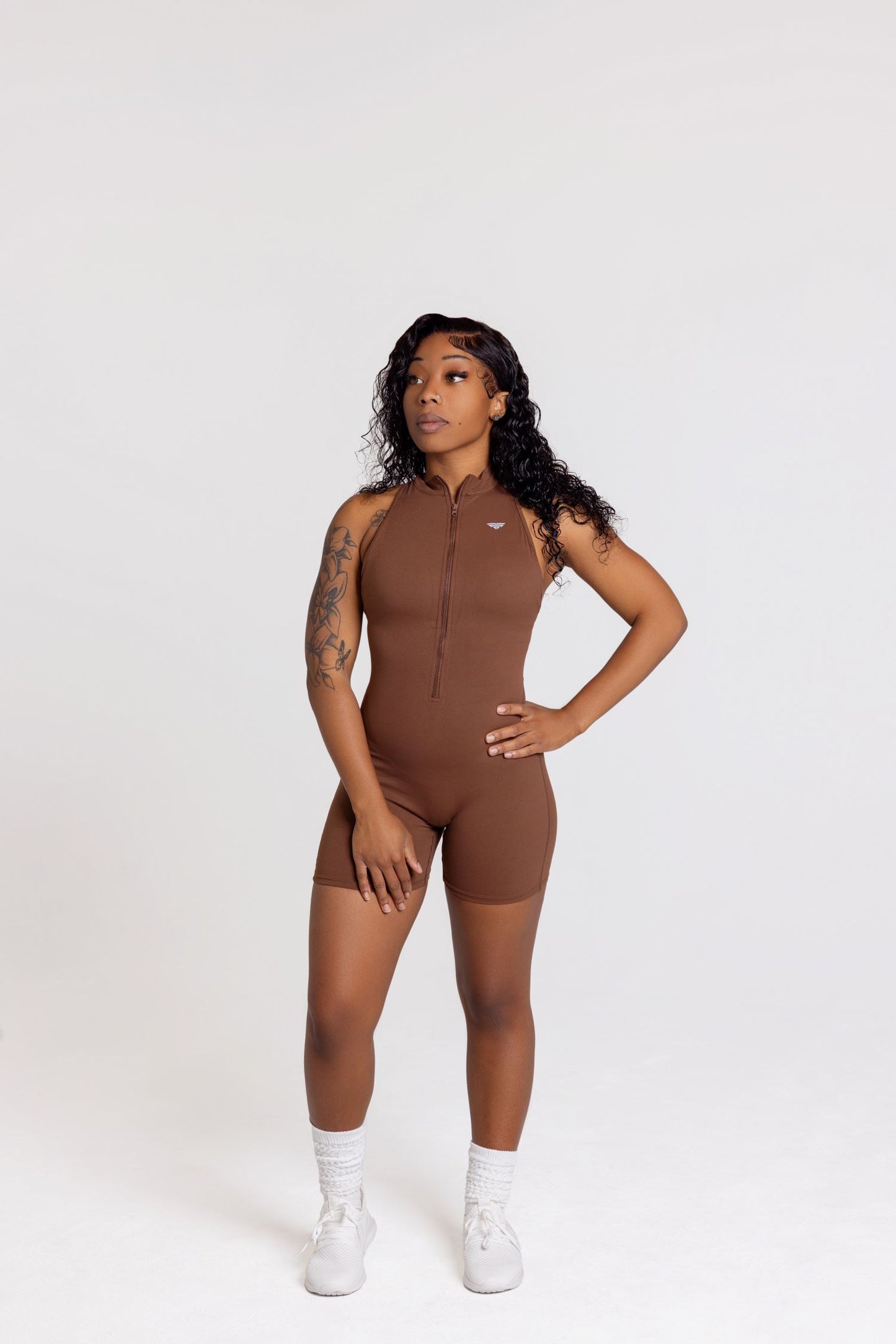 PowerSculpt Zip Romper