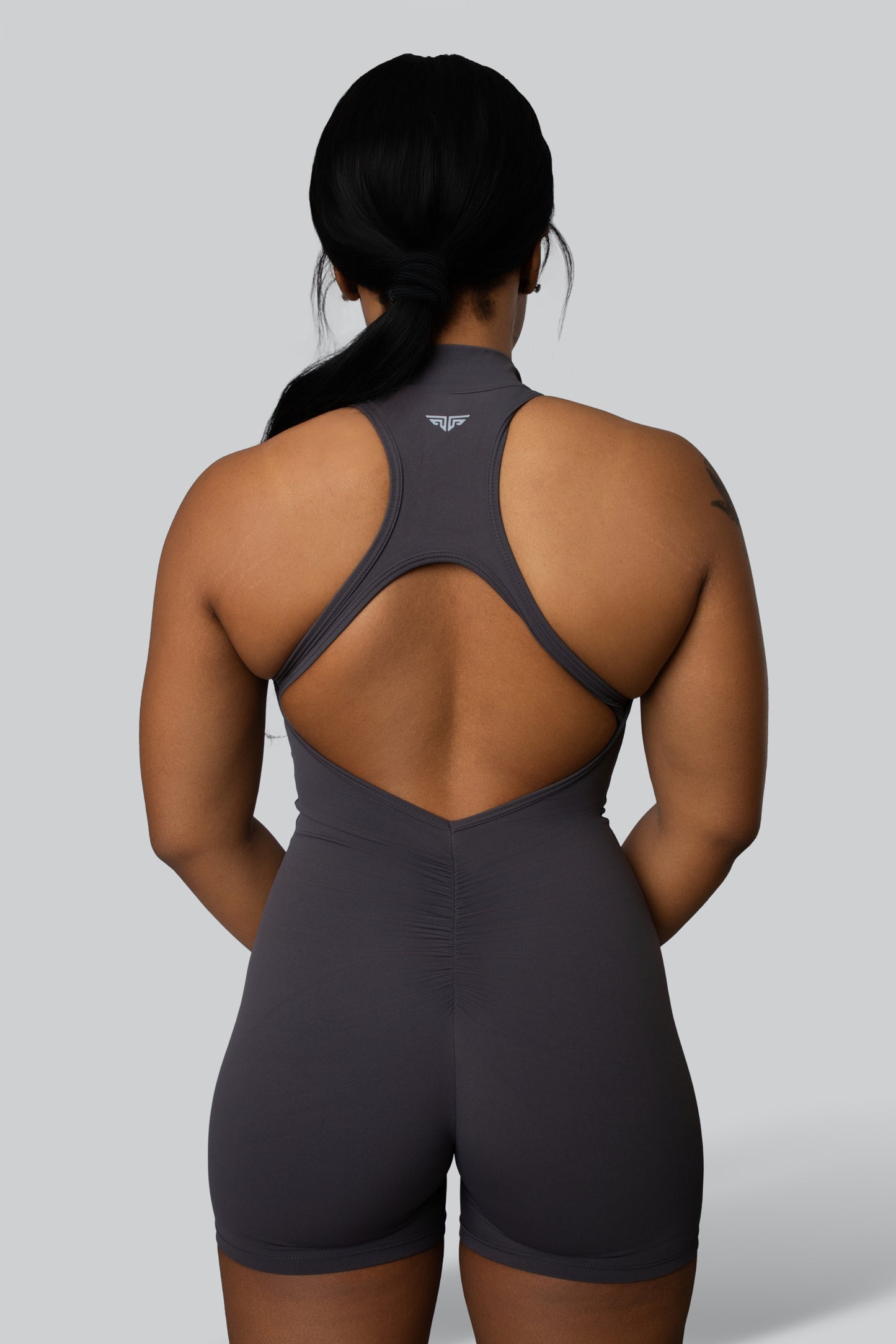 PowerSculpt Zip Romper