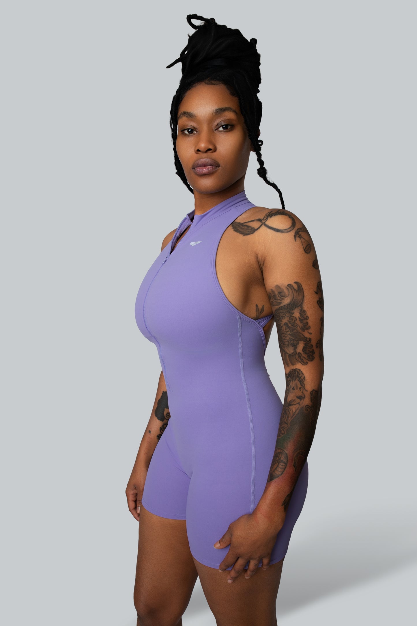 PowerSculpt Zip Romper