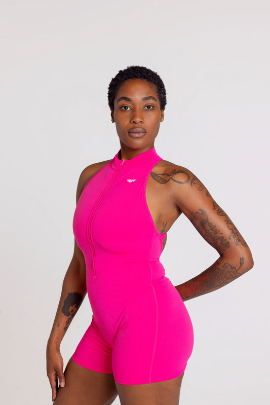 PowerSculpt Zip Romper