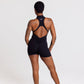 PowerSculpt Zip Romper