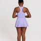 Zip & Sleek Tennis Mini Dress