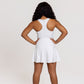 Zip & Sleek Tennis Mini Dress