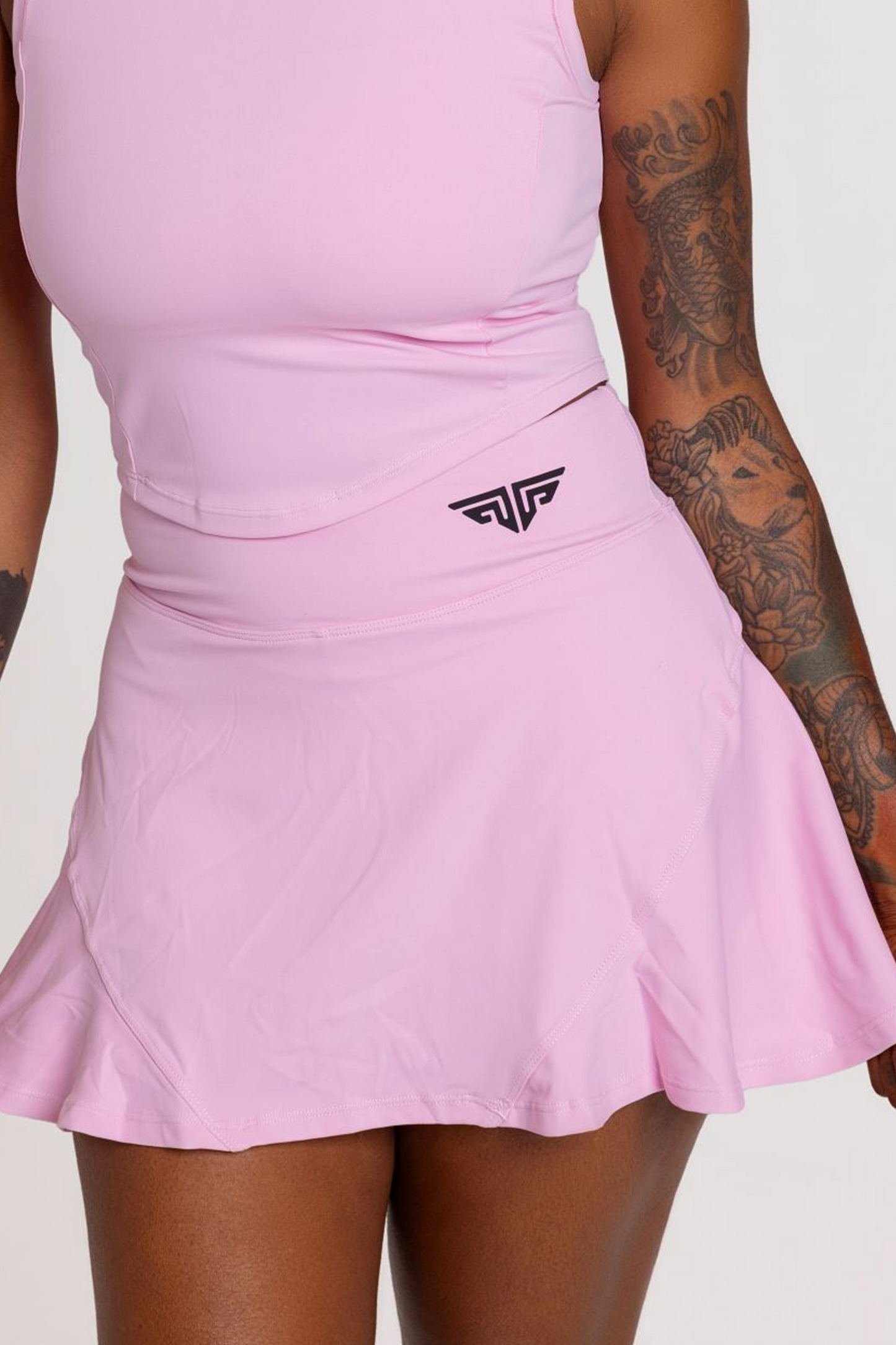 Blush Ace Tennis Set (Skirt)