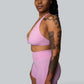 Fierce Twist Halter Bra