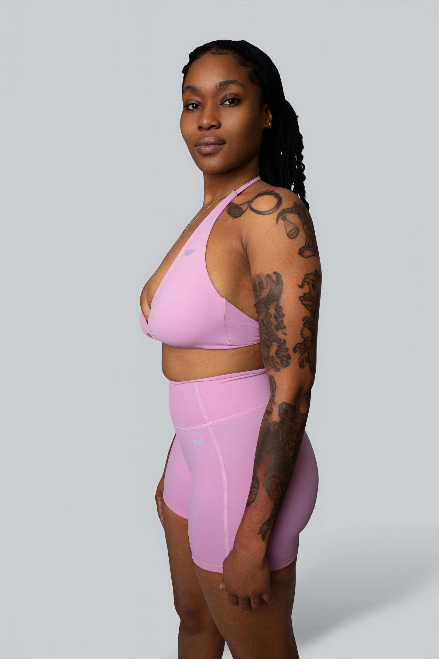 Fierce Twist Halter Bra