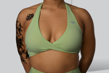 Fierce Twist Halter Bra