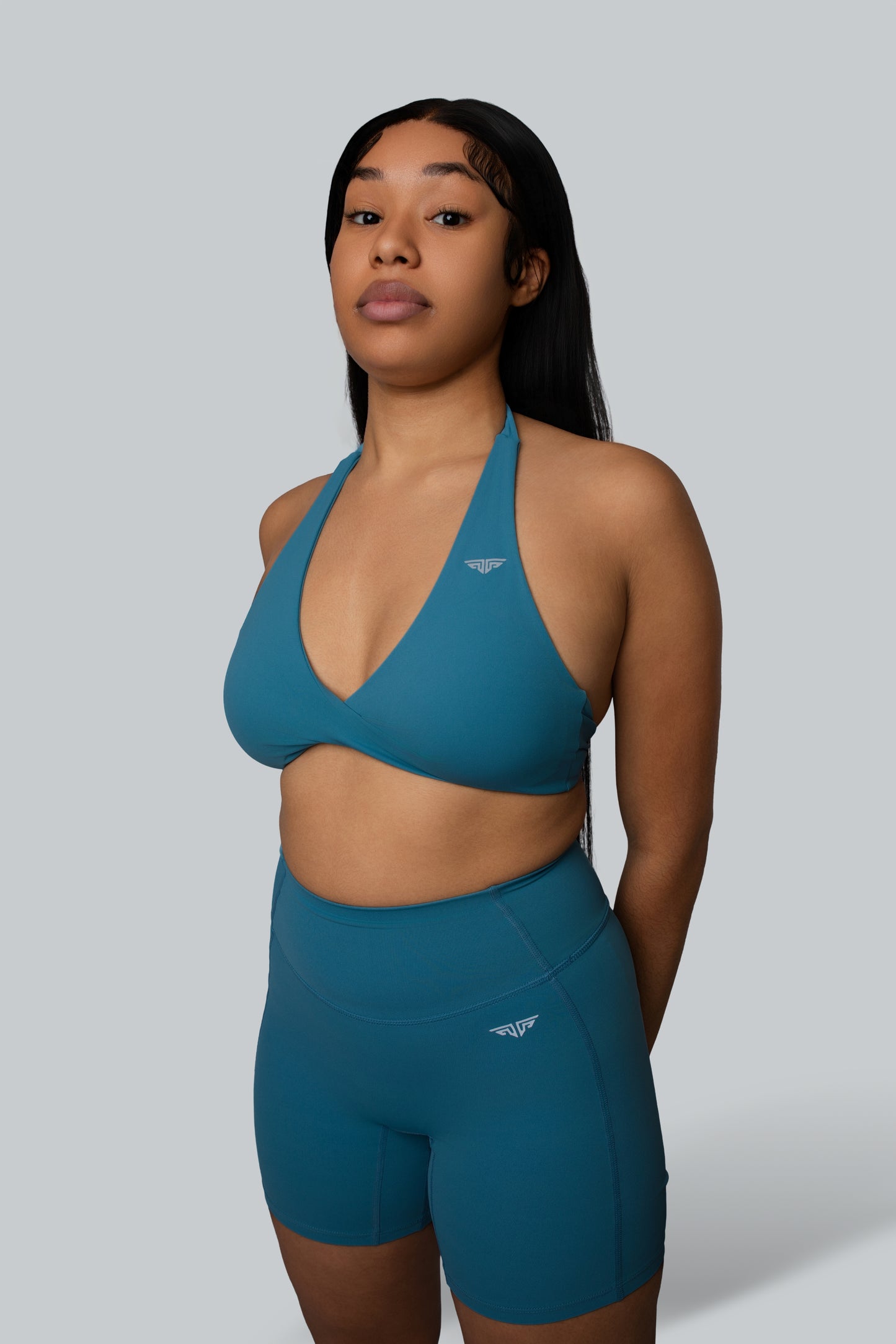 Fierce Twist Halter Bra